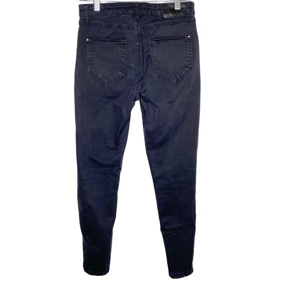 Zara Basic Dept Black Skinny Ankle Jeans Size 6 - Picture 8 of 8